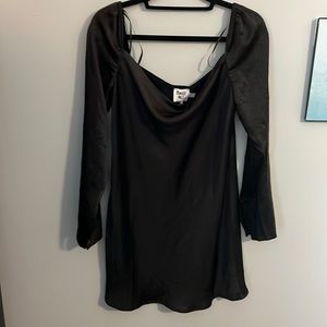 Princess Polly black long sleeve dress